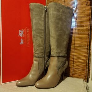 Coach Ursala Suede/Dress Calf Boot, Women 8 M US